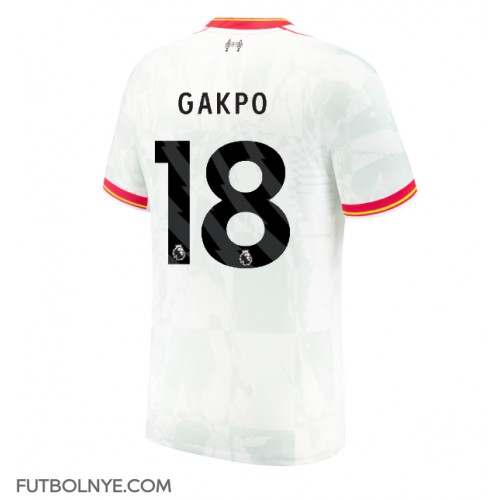 Camiseta Liverpool Cody Gakpo #18 Tercera Equipación 2024-25 manga corta